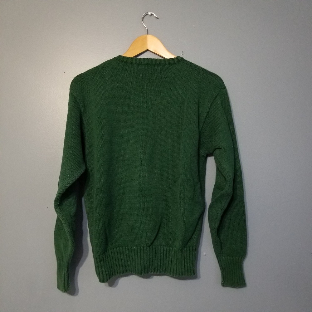 Polo by Ralph Lauren green sweater - Picture 3 of 4